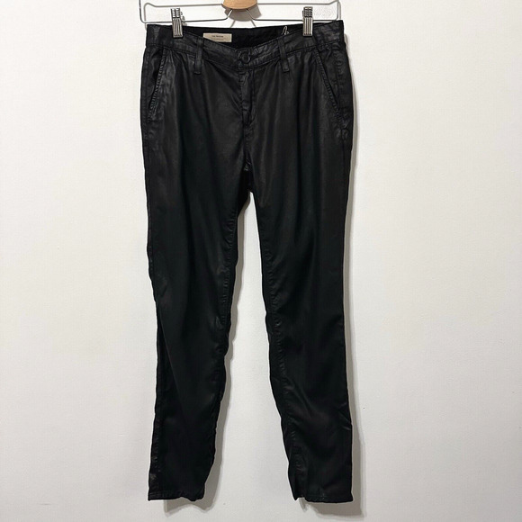 Adriano Goldschmied AG The Tristan Tailored Trousers 25R Lyocell Black Party - Picture 1 of 9